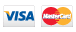Visa and mastercard logos