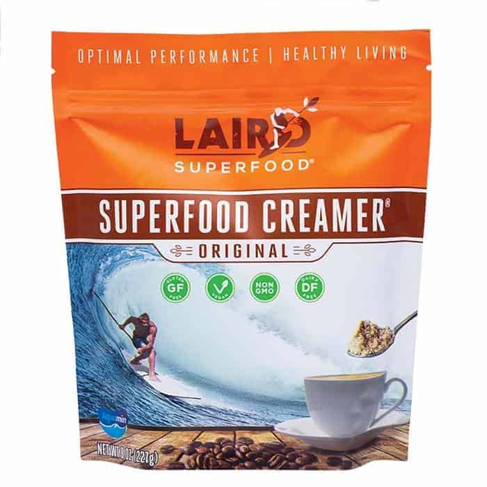 Orange pouch of original flavour Laird Superfood creamer