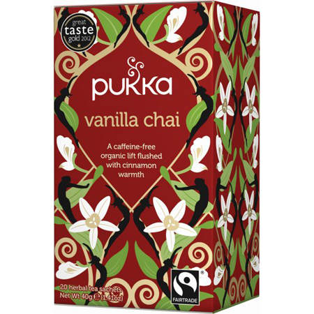 Pukka vanilla chai box