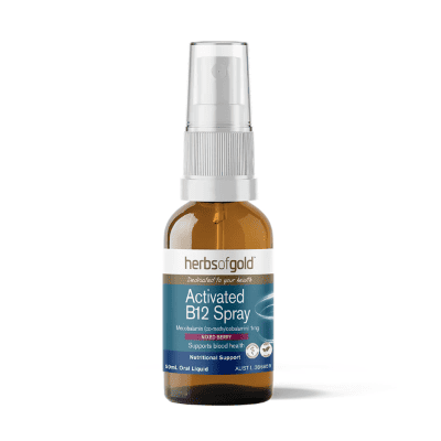 Activated b12 spray bottle