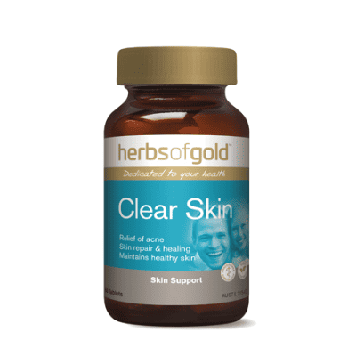 Clear skin tablets bottle