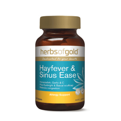 Hayfever and sinus ease bottle