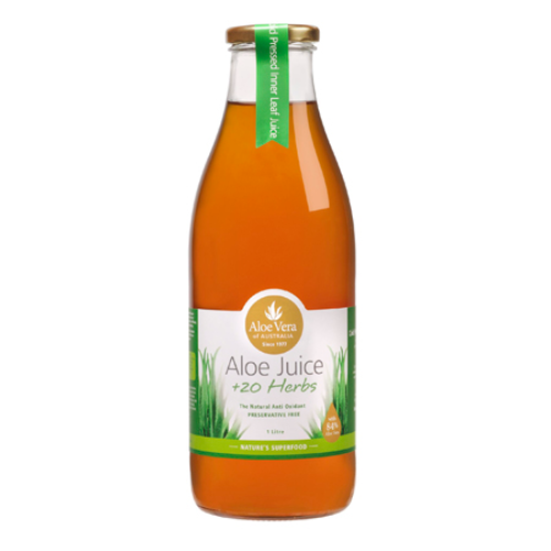 aloe vera plus 20 herbs bottle